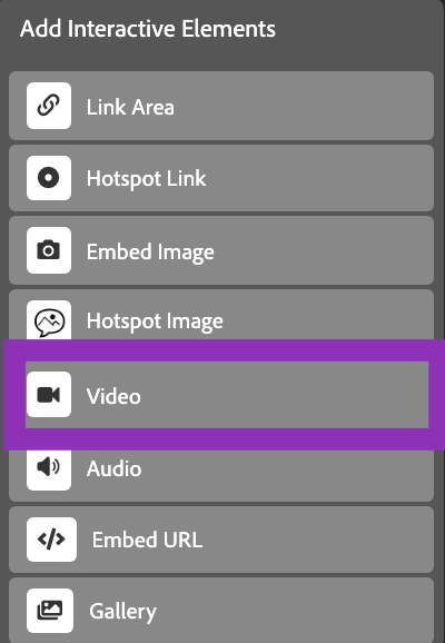Add a YouTube, Vimeo, or self-hosted video to a PDF flipbook page